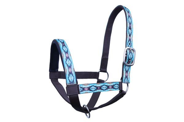 Derby Originals Patterned Double Layer Nylon Figure-8 Cattle Halters Multiple Colors and Sizes - Image 6