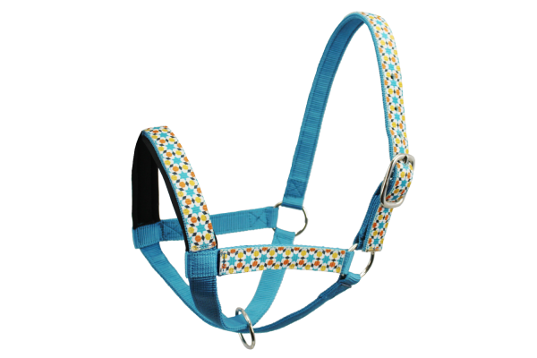 Derby Originals Patterned Double Layer Nylon Figure-8 Cattle Halters Multiple Colors and Sizes - Image 8