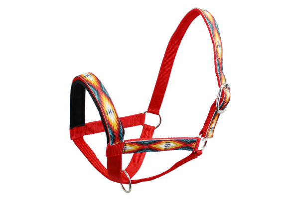 Derby Originals Patterned Double Layer Nylon Figure-8 Cattle Halters Multiple Colors and Sizes - Image 11