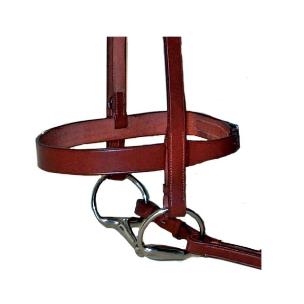 Paris Tack Classic Flat Leather English Hunt Bridle with Laced Reins and 1 Year Warranty - Image 8