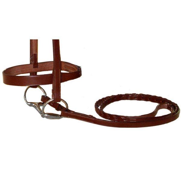 Paris Tack Classic Flat Leather English Hunt Bridle with Laced Reins and 1 Year Warranty - Image 9