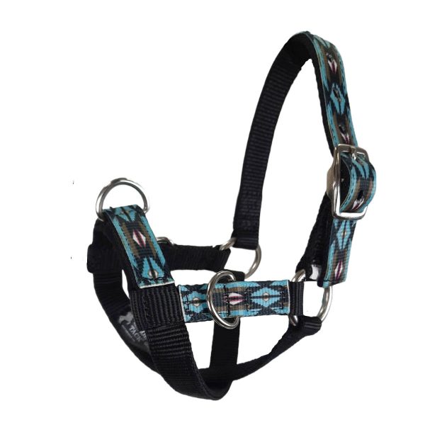 Tahoe Tack Nylon Overlay Sheep and Goat Training Halter with Padded Noseband and 6 Month Warranty - Image 5