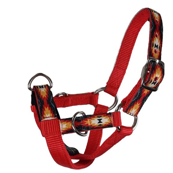Tahoe Tack Nylon Overlay Sheep and Goat Training Halter with Padded Noseband and 6 Month Warranty - Image 3