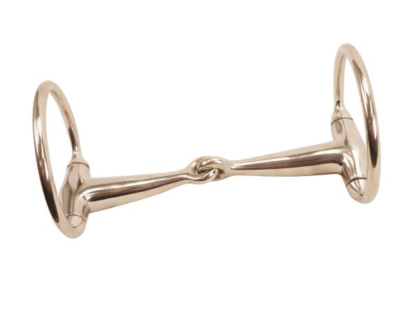 Stainless Steel Eggbutt Snaffle Bit by Derby Originals - Image 2