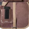 Tahoe Large Multi Pocket Canvas Saddle Bag w Cell Phone Pocket - Image 5