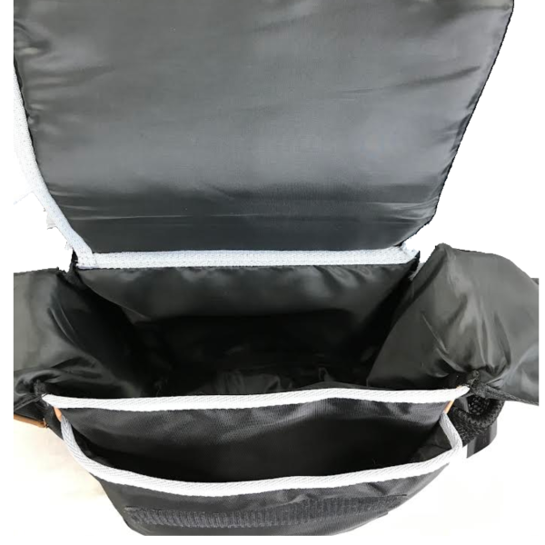 TAHOE PADDED TRIPLE LAYER 1200D NYLON SADDLE BAGS FOR TRAIL RIDING 1 YEAR WARRANTY WITH 2 POCKETS FOR WATER BOTTLES - Image 2