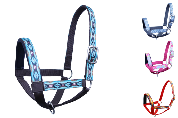 Tahoe Tack Nylon Overlay Sheep and Goat Halter with Padded Noseband - 6 Month Warranty - Image 8