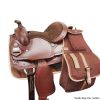 Tahoe Large Multi Pocket Canvas Saddle Bag w Cell Phone Pocket